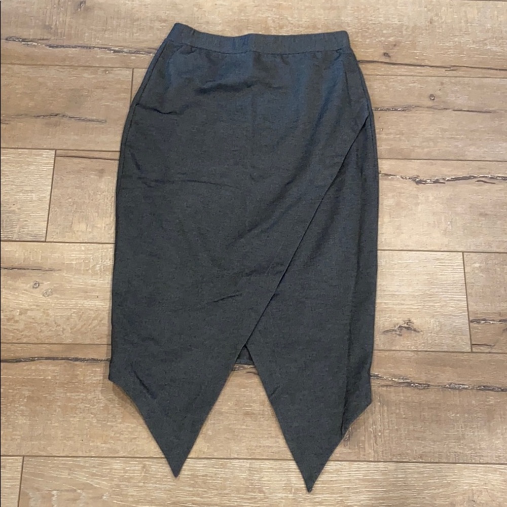 Ladakh grey pencil skirt